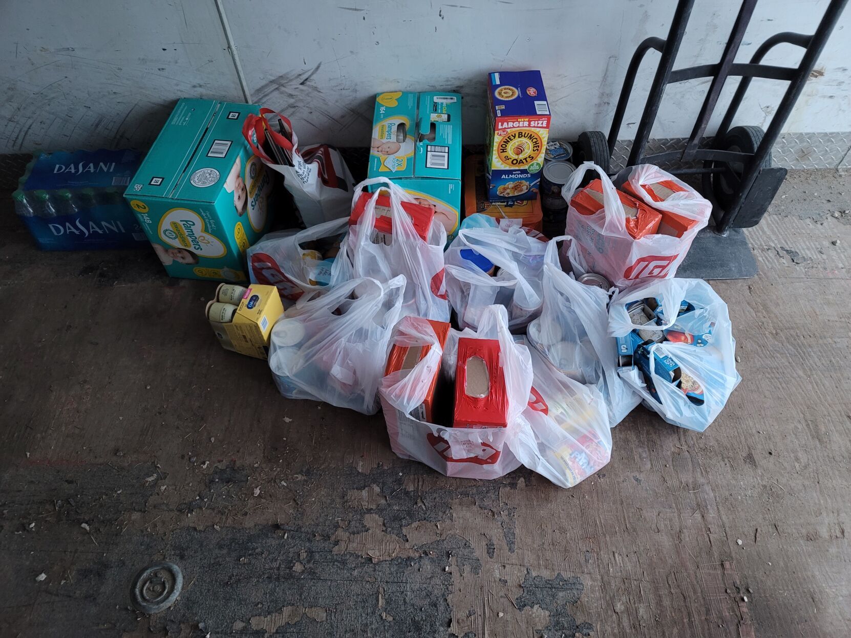Helena man works to fill trailer for families in Texas 2